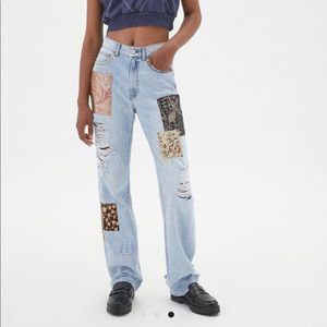 Patchwork jeans